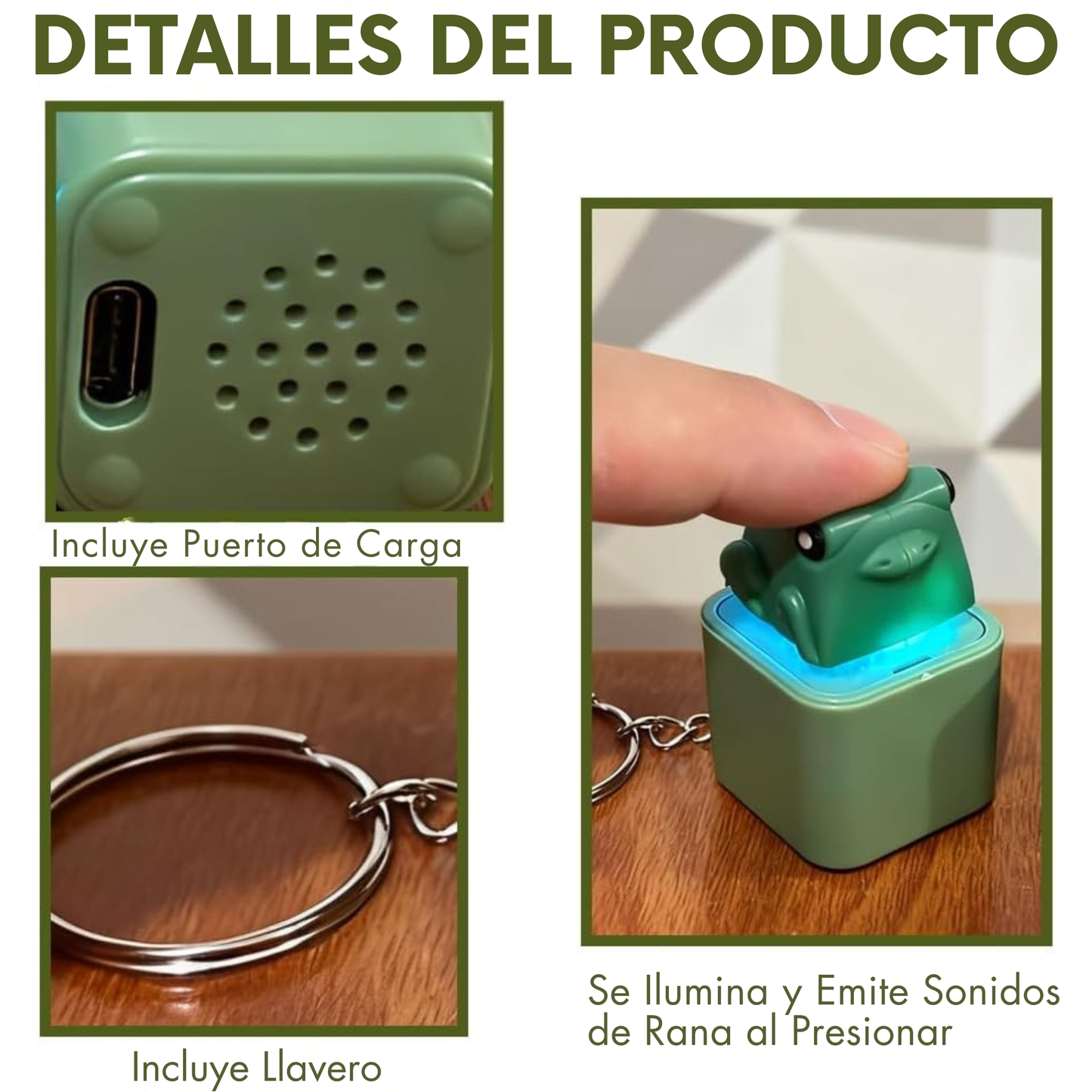 Llavero Tecla de Rana